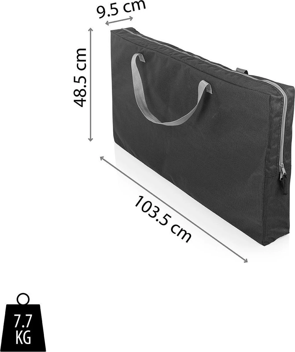 Campart Campingkeuken KI-0734 - Campingkast Groot - 4 Verstelbare Poten - Opvouwbaar En Lichtgewicht - Inclusief Opbergtas - Grijs 2 Campart Campingkeuken KI-0734 - Campingkast Groot - 4 Verstelbare Poten - Opvouwbaar En Lichtgewicht - Inclusief Opbergtas - Grijs - Afbeelding 2