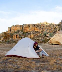 Cloud Up 3 Upgraded - Naturehike® - Tent 3 Persoons - Lichtgewicht Tent - Incl. Grondzeil - 20D 4000MM - Outdoor Kampeertent - Waterdicht - Hiking & Wandelen -Bo-Camp Winkel 1040x1200 1