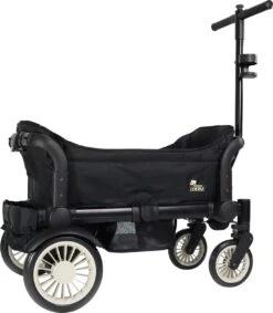Deryan Luxe Sandy Bolderkar - Duo Buggy - Tandem Buggy - Opvouwbaar - Inklapbare Bolderwagen - Duo Kinderwagen - Zwart -Bo-Camp Winkel 1048x1200