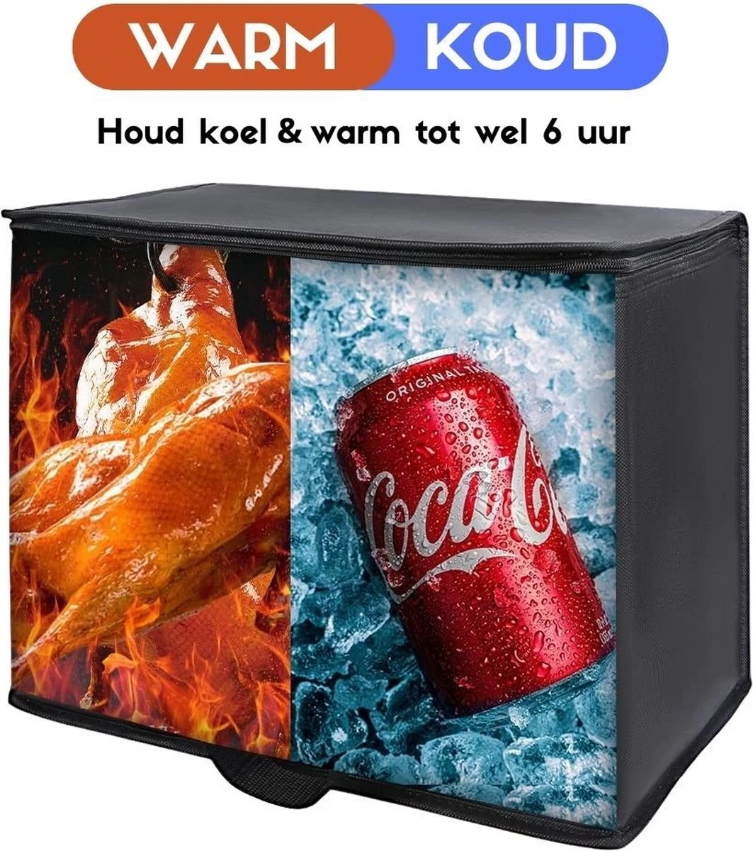 Koeltas - 28 Liter - Geïsoleerde Koeltas - Lunchtas - Picknicktas - Koeltas Lunch - Koeltassen - Koelzak 4 Koeltas - 28 Liter - Geïsoleerde Koeltas - Lunchtas - Picknicktas - Koeltas Lunch - Koeltassen - Koelzak - Afbeelding 4