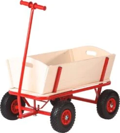 Benson Bolderkar - Bolderwagen Hout - Strandwagen - Kinderen - Boodschappenkar -Bo-Camp Winkel 1085x1200