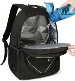 Koeltas Rugzak (25L) - Geschikt Voor 28 Blikjes - Lunchtas Voor Dames En Heren - Zwart 19 Koeltas Rugzak (25L) - Geschikt Voor 28 Blikjes - Lunchtas Voor Dames En Heren - Zwart -Bo-Camp Winkel 1106x1200 1