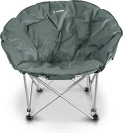 Navaris Klapstoel XXL - Campingstoel Met Opbergtas - Draagbare Stoel Voor Kamperen, Festivals En Vissen -Strandstoel - Inklapbaar - Grijs -Bo-Camp Winkel 1110x1200 2