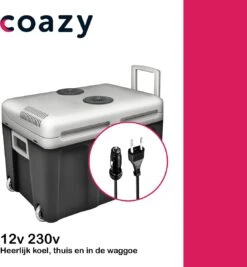 Koelbox Met Wielen Voor Auto & Camping Warm En Koud 40L - Frigobox Elektrisch 12v 230 Volt - MiniBar - Mini Koelkast | Verkoelt En Verwarmt | Eco-modus - Minibar - Mini Koelkast 20 Koelbox Met Wielen Voor Auto & Camping Warm En Koud 40L - Frigobox Elektrisch 12v 230 Volt - MiniBar - Mini Koelkast | Verkoelt En Verwarmt | Eco-modus - Minibar - Mini Koelkast -Bo-Camp Winkel 1112x1200