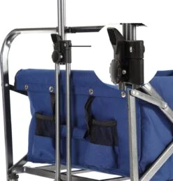AREBOS Handkar | Transportwagen | Apparatuurwagen | Opvouwbaar | Blauw -Bo-Camp Winkel 1150x1200 4