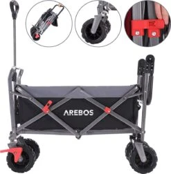 AREBOS Opvouwbare Steekwagen Met Telescopische Stang Draagvermogen 100 Kg 19 AREBOS Opvouwbare Steekwagen Met Telescopische Stang Draagvermogen 100 Kg -Bo-Camp Winkel 1178x1200 2