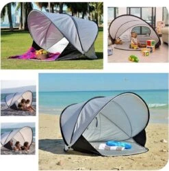 Deryan Luxe Pop Up Strandtent XXL - Anti-UV 50+ - Zilver 34 Deryan Luxe Pop Up Strandtent XXL - Anti-UV 50+ - Zilver -Bo-Camp Winkel 1185x1200 7