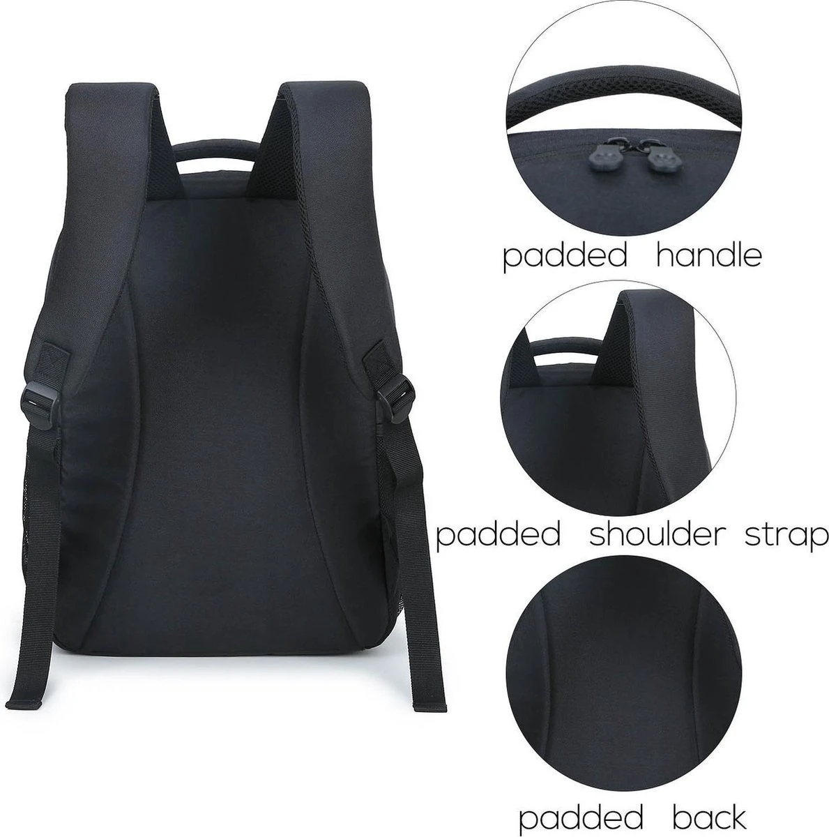 Koelrugtas - 23L - Wandelrugzak - Dagrugzak - Outdoor Rugzak - Dames & Heren - Zwart 9 Koelrugtas - 23L - Wandelrugzak - Dagrugzak - Outdoor Rugzak - Dames & Heren - Zwart - Afbeelding 9