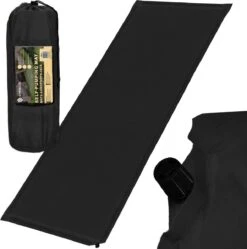 Springos Slaapmat | Zelfopblazend | 180 Cm | Inclusief Hoes | Zwart -Bo-Camp Winkel 1190x1200 12