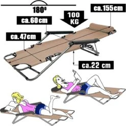Ligstoel Opvouwbaar 155x60cm - Lichte Ligbed Relaxstoel Tuinstoel Campingstoel Strandstoel 27 Ligstoel Opvouwbaar 155x60cm - Lichte Ligbed Relaxstoel Tuinstoel Campingstoel Strandstoel -Bo-Camp Winkel 1196x1200 1