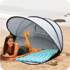 Deryan Luxe Pop Up Strandtent XXL - Anti-UV 50+ - Zilver 28 Deryan Luxe Pop Up Strandtent XXL - Anti-UV 50+ - Zilver -Bo-Camp Winkel 1198x1200 14