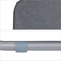 Relaxdays Strandstoel Opvouwbaar - Set Van 2 - Lage Campingstoel - Kampeerstoel Leuning - Grijs -Bo-Camp Winkel 1198x1200 2