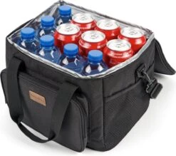 Packaway 4 Laags Geïsoleerde Koeltas - Lunchtas 15 Liter - Zwart -Bo-Camp Winkel 1200x1063 1