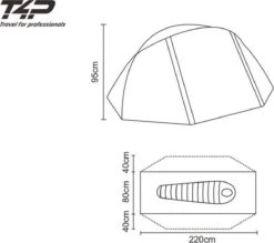 Expedition Tent T1 - Donker Groen - 1 Persoons 5 Expedition Tent T1 - Donker Groen - 1 Persoons -Bo-Camp Winkel 1200x1065
