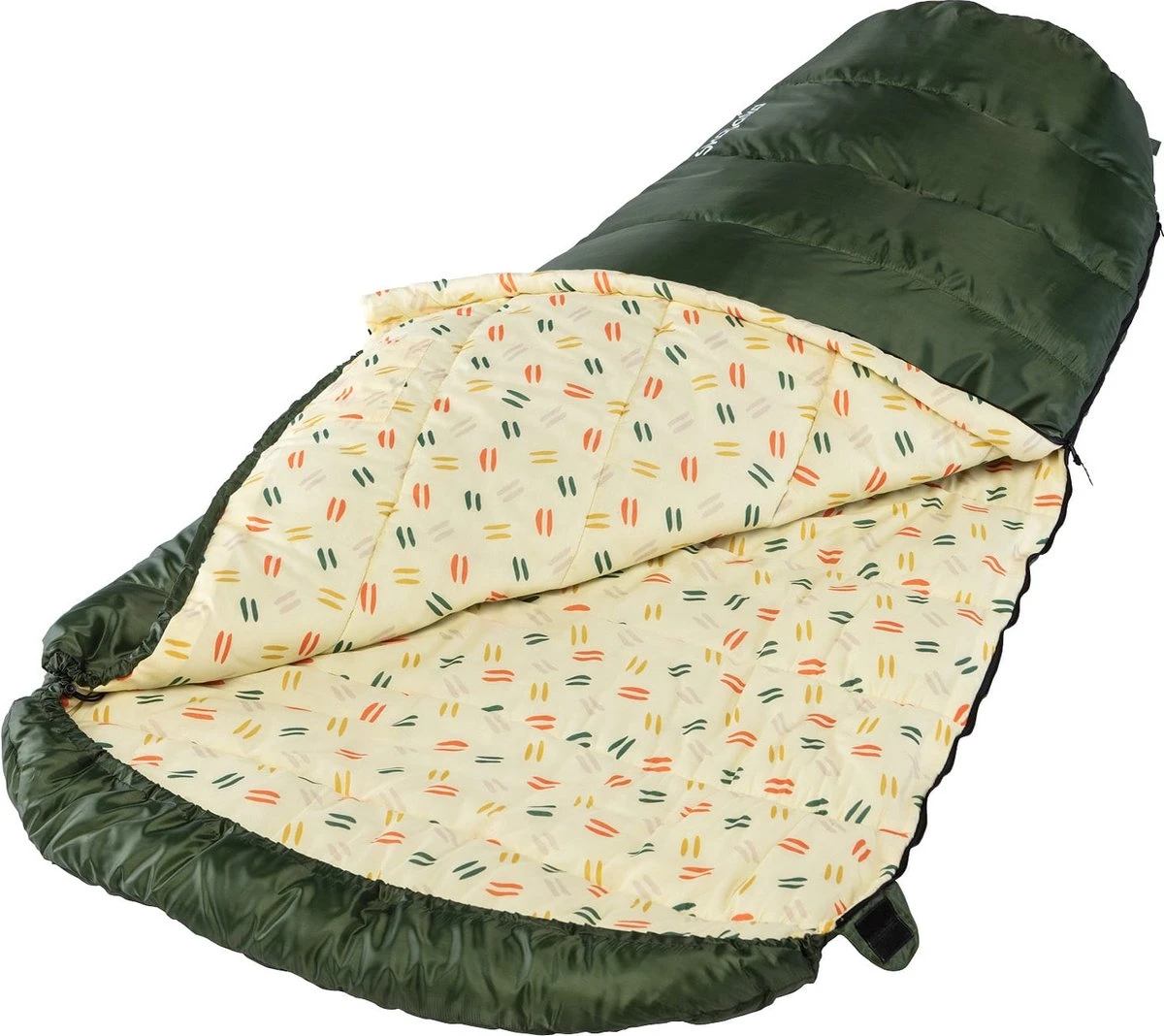 Skandika Vegas-R XXL Slaapzak - Mummieslaapzakken – Slaapzakken Volwassen – Maat XXL – Mummie Slaapzak - Unisex - Katoen, Luxe Kwaliteit, Koppelbaar, 3 Seizoenen, 220 X 110 Cm, -12° Tot -15°C, Outdoor Kampeerslaapzak – Ritssluiting Rechts - Groen 6 Skandika Vegas-R XXL Slaapzak - Mummieslaapzakken – Slaapzakken Volwassen – Maat XXL – Mummie Slaapzak - Unisex - Katoen, Luxe Kwaliteit, Koppelbaar, 3 Seizoenen, 220 X 110 Cm, -12° Tot -15°C, Outdoor Kampeerslaapzak – Ritssluiting Rechts - Groen - Afbeelding 6