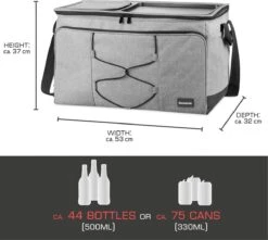 Bomoe Opvouwbare Koeltas IceBreezer KT53 - Koelbox Voor Onderweg - 53x37x32 Cm - 52 Liter - Picknicktas Perfect Voor Barbecues Of Festivals -Bo-Camp Winkel 1200x1073 1