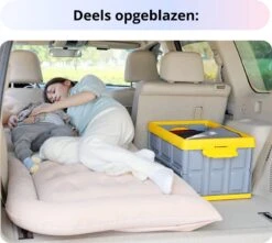 Opblaasbaar Auto Matras - Auto Luchtbed Grijs - Achterbank En Achterbak - Tweepersoons 3-in-1 Universeel Automatras - Inclusief Elektrische Pomp En Accessoires - Kampeer Luchtbed Voor Reizen -Bo-Camp Winkel 1200x1076 8