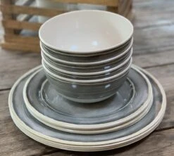 RJRQuality Camping Servies - 12 Delig – 100% Melamine Servies Set – Campingservies – Melamine Borden -Bo-Camp Winkel 1200x1078 4