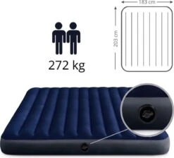 Intex Luchtbedset Intex Luchtbed - 2-Persoons - 183 X 203 X 25 Cm - Blauw + Intex Elektrische Pomp - 650 Liter/min + Hoeslaken Wit + Reparatieset 11 Intex Luchtbedset Intex Luchtbed - 2-Persoons - 183 X 203 X 25 Cm - Blauw + Intex Elektrische Pomp - 650 Liter/min + Hoeslaken Wit + Reparatieset -Bo-Camp Winkel 1200x1089 5