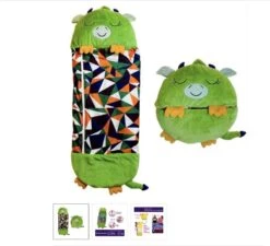 Draak Slaapzak -160 Cms | Kinderslaapzak | Slaapzak Junior | Nappers | Children Sleeping Bag | Kinderen Slaapzak | Super Soft 2 In 1 Fun Pillow &Sleepy For Boys | Draak Slaapzak | Zachte Slaapzak | Knuffel Slaapzak | 2 In 1 Slaapzak | Kinderen -Bo-Camp Winkel 1200x1094 7