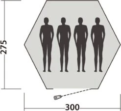 Easy Camp Tent Bolide 400 - Rood - 4 Persoons -Bo-Camp Winkel 1200x1098