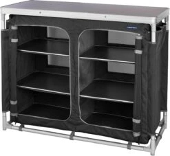 Campart Campingkeuken KI-0734 - Campingkast Groot - 4 Verstelbare Poten - Opvouwbaar En Lichtgewicht - Inclusief Opbergtas - Grijs 20 Campart Campingkeuken KI-0734 - Campingkast Groot - 4 Verstelbare Poten - Opvouwbaar En Lichtgewicht - Inclusief Opbergtas - Grijs -Bo-Camp Winkel 1200x1105 2