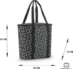 Reisenthel Thermoshopper Koeltas - 15L - Signature Black Zwart -Bo-Camp Winkel 1200x1126 2