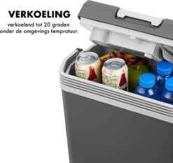 MOA - Thermo-elektrische Koelbox - Met Verwarmingsfunctie - 12V En 230V - 22 Liter - Grijs -ECW22 -Bo-Camp Winkel 1200x1130