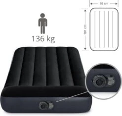 Intex Pillow Rest Classic Twin Luchtbed - 1-persoons - 99x191x25cm -Bo-Camp Winkel 1200x1148 4