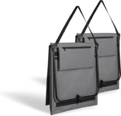 Intimo Strandmat - 2 Stuks - Grijs - 100x51x41cm -Bo-Camp Winkel 1200x1149