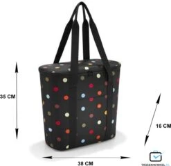 Reisenthel Thermoshopper Koeltas - 15L - Dots Zwart 17 Reisenthel Thermoshopper Koeltas - 15L - Dots Zwart -Bo-Camp Winkel 1200x1159
