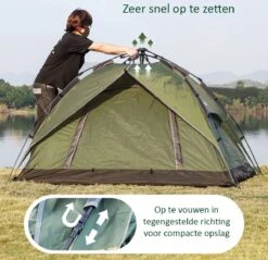 Sens Design Pop Up Tent - Tent - 2-3 Personen 10 Sens Design Pop Up Tent - Tent - 2-3 Personen -Bo-Camp Winkel 1200x1161