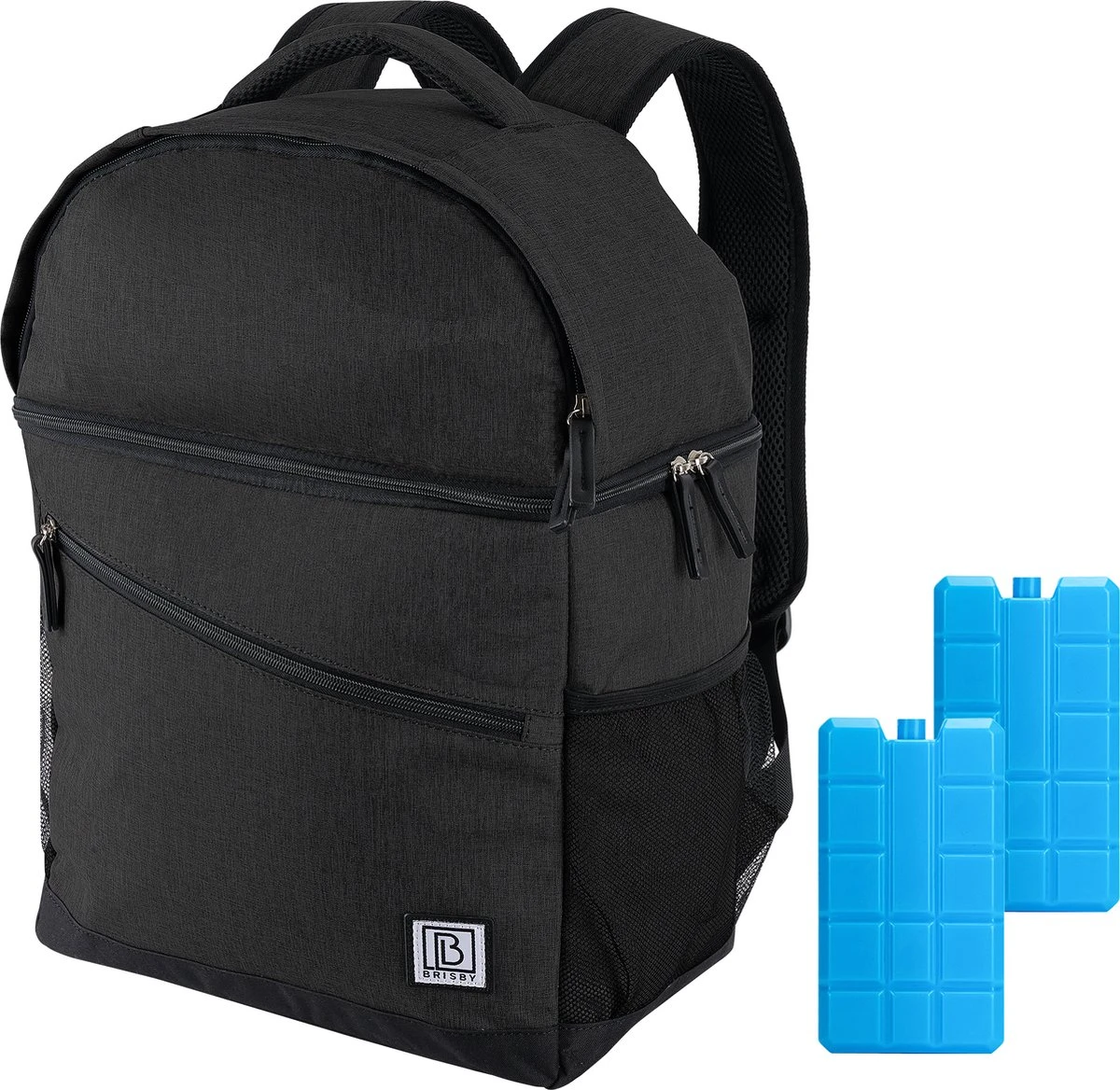 Brisby 4 Laags Geïsoleerde Koeltas Rugzak - 25 Liter - Met Handige Vakken Voor Bestek En Essentials - Waterafstotend Materiaal - Zwart 1 Brisby 4 Laags Geïsoleerde Koeltas Rugzak - 25 Liter - Met Handige Vakken Voor Bestek En Essentials - Waterafstotend Materiaal - Zwart