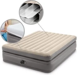 Intex Prime Comfort - Luchtbed - 2-Persoons - 152x203x51 Cm (BxLxH) - Grijs - Met Ingebouwde Motorpomp 17 Intex Prime Comfort - Luchtbed - 2-Persoons - 152x203x51 Cm (BxLxH) - Grijs - Met Ingebouwde Motorpomp -Bo-Camp Winkel 1200x1170 5