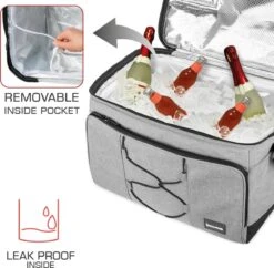 Bomoe Opvouwbare Koeltas IceBreezer KT43 - Koelbox Voor Onderweg - 43x32x28 Cm - 45 Liter - Picknicktas Perfect Voor Barbecues Of Festivals -Bo-Camp Winkel 1200x1176 2