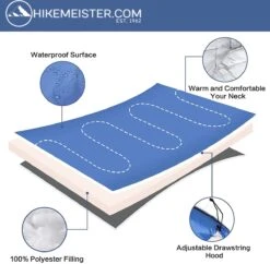 HikeMeister ® Mummy Slaapzak Kamperen Blauw Ca. 220 X 75 Cm Met Draagtas -Bo-Camp Winkel 1200x1177