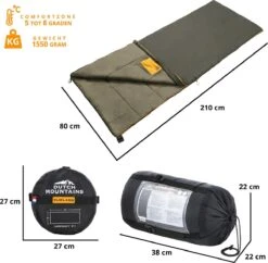 Dutch Mountains Slaapzak Vlieland XL - Grote Katoenen 210 X 80cm Lichtgewicht - Incl. Tasje En Tochtstrip -Comfortzone: 5-8 Graden- 10 Dutch Mountains Slaapzak Vlieland XL - Grote Katoenen 210 X 80cm Lichtgewicht - Incl. Tasje En Tochtstrip -Comfortzone: 5-8 Graden- -Bo-Camp Winkel 1200x1178 13