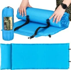 Springos Slaapmat | Zelfopblazend | 186 Cm | Inclusief Hoes & Hoofdkussen | Lichtblauw 35 Springos Slaapmat | Zelfopblazend | 186 Cm | Inclusief Hoes & Hoofdkussen | Lichtblauw -Bo-Camp Winkel 1200x1180 11