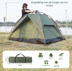 Sens Design Pop Up Tent - Tent - 2-3 Personen 14 Sens Design Pop Up Tent - Tent - 2-3 Personen -Bo-Camp Winkel 1200x1180 8