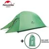 Cloud Up 1 Upgraded - Naturehike® - 1 Persoons Tent - Lichtgewicht Tent - Incl. Grondzeil - 210T 3000mm - Outdoor - Waterdicht - Hiking & Wandelen