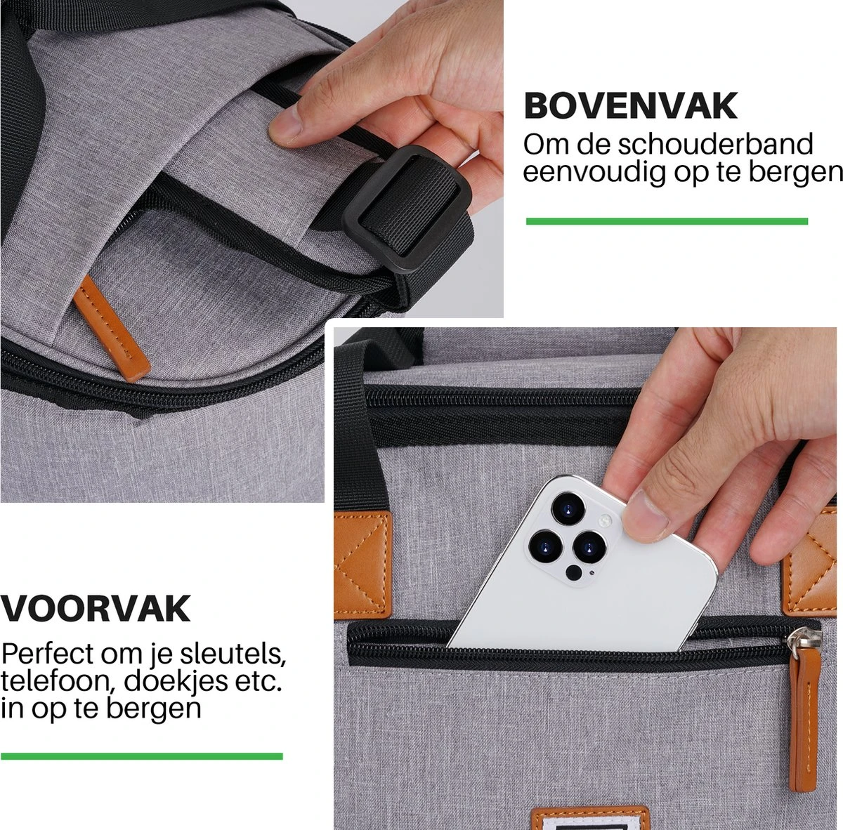 Brisby 4 Laags Geïsoleerde Koeltas - Boodschappentas 21 Liter - Grijs 8 Brisby 4 Laags Geïsoleerde Koeltas - Boodschappentas 21 Liter - Grijs - Afbeelding 8