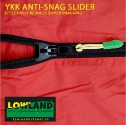 LOWLAND OUTDOOR® Donzen Slaapzak - Companion Economy - 210x80 Cm - Rood -Bo-Camp Winkel 1200x1196 13