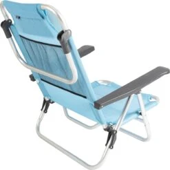 Bo-Camp Beach Chair - Monaco - Aluminium - Blauw -Bo-Camp Winkel 1200x1196