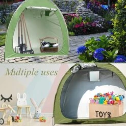 Merkloos Fietstent, Beschermhoes Fietsenschuur, Tent Voor Camping In De Open Lucht-groen 200*80*165CM -Bo-Camp Winkel 1200x1200 1002