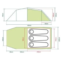 Coleman Tasman 3 Tunneltent - 3-Persoons - Groen 18 Coleman Tasman 3 Tunneltent - 3-Persoons - Groen -Bo-Camp Winkel 1200x1200 1014