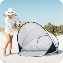 Deryan Luxe Pop Up Strandtent XXL - Anti-UV 50+ - Zilver 24 Deryan Luxe Pop Up Strandtent XXL - Anti-UV 50+ - Zilver -Bo-Camp Winkel 1200x1200 1031