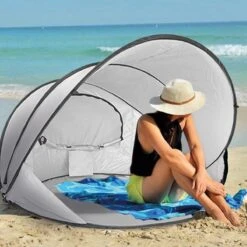 Deryan Luxe Pop Up Strandtent XXL - Anti-UV 50+ - Zilver 27 Deryan Luxe Pop Up Strandtent XXL - Anti-UV 50+ - Zilver -Bo-Camp Winkel 1200x1200 1033