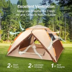 Merkloos Kamping Tent / Absolutely Waterproof, Lightweight Camping Tent With - Tent Ideal For Camping In The Garden, Dome Tent, -Bo-Camp Winkel 1200x1200 1066