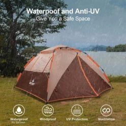 Merkloos Kamping Tent / Absolutely Waterproof, Lightweight Camping Tent With - Tent Ideal For Camping In The Garden, Dome Tent, -Bo-Camp Winkel 1200x1200 1069