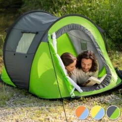 Pop Up Tent Waterkolom 1500 Mm/Cm² - Blauw - 2 Persoons 7 Pop Up Tent Waterkolom 1500 Mm/Cm² - Blauw - 2 Persoons -Bo-Camp Winkel 1200x1200 1163
